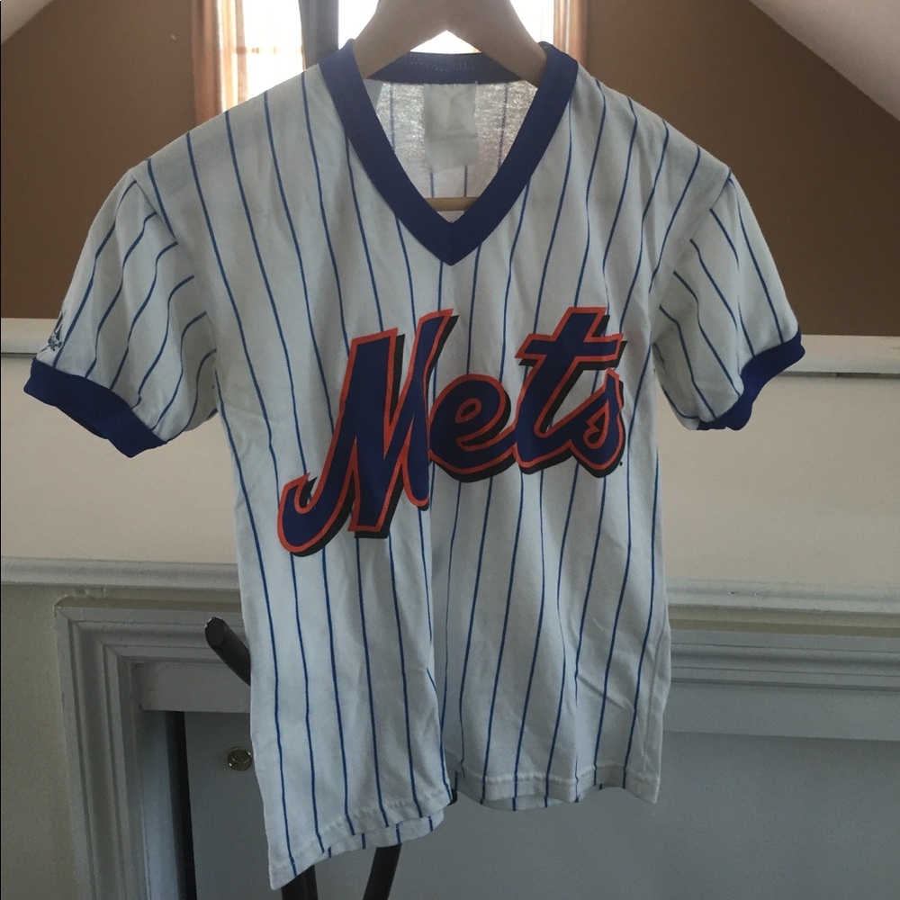NY Mets Pinstripe Tee